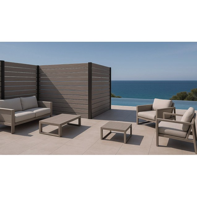 Wpc Περιφραξης 20/110Mm L.Grey 180 Newplan