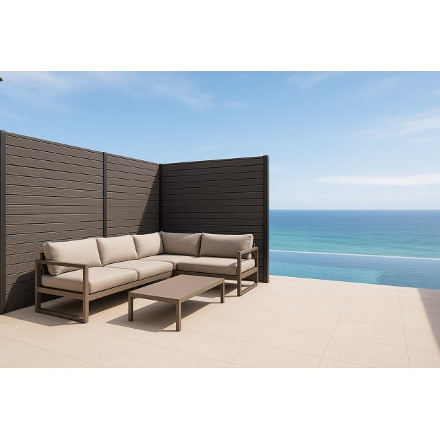 Wpc Περιφραξης 20/110Mm L.Grey 180 Newplan