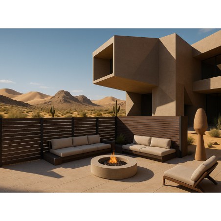 Wpc Περιφραξης 20/120Mm D.Brown 50110 Newplan