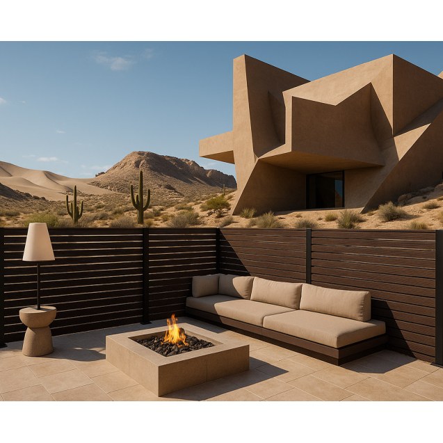 Wpc Περιφραξης 20/120Mm D.Brown 50110 Newplan