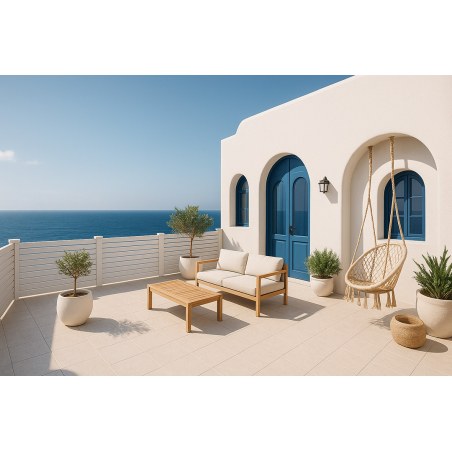 Wpc Περιφραξης 20/120Mm White 50130 Newplan