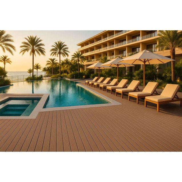 Deck-Wpc Δαπεδου 23/140Mm Teak  40150 Newplan