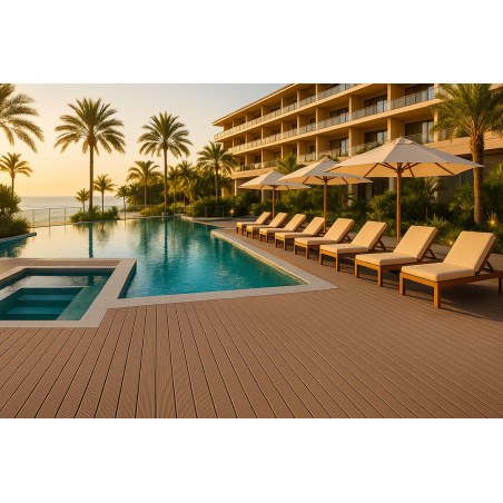 Deck-Wpc Δαπεδου 23/140Mm Teak  40150 Newplan