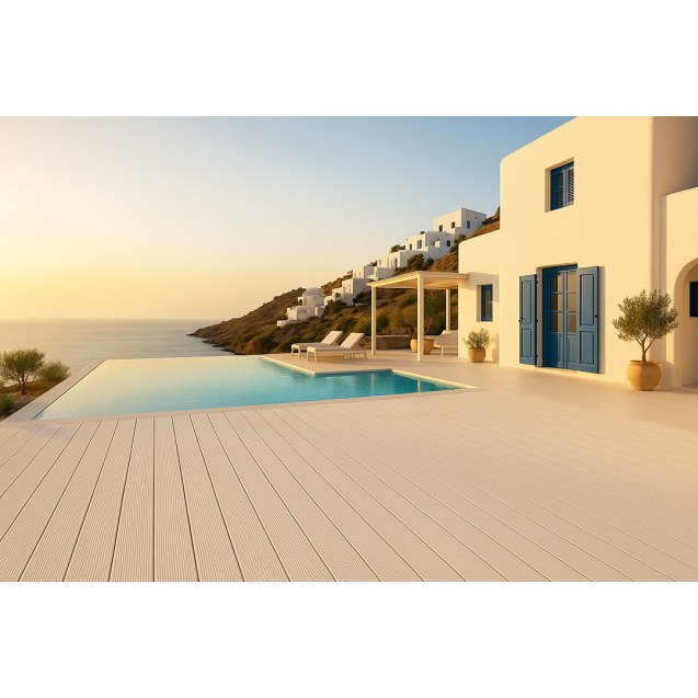 Deck-Wpc Δαπεδου 23/140Mm White  40130 Newplan