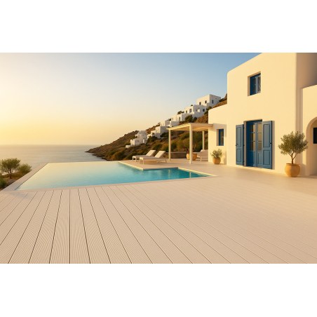 Deck-Wpc Δαπεδου 23/140Mm White  40130 Newplan