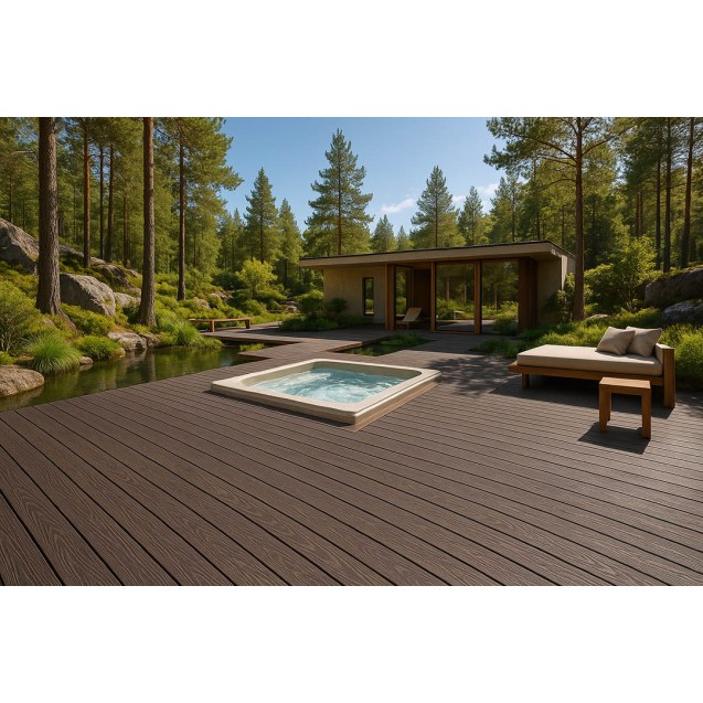 Deck-Wpc Δαπεδου Νεας Γενιας 25/146Mm D.Brown...