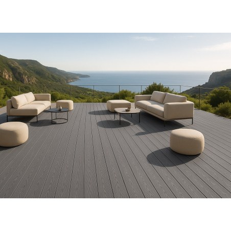 Deck-Wpc Δαπεδου Νεας Γενιας 25/146Mm L.Grey 80180 Newplan