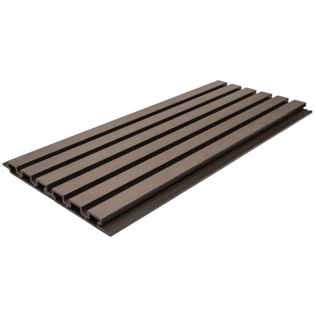 Wpc Panel Με 3D Πηχακια 25/176.5Mm D.Brown 8530 Newplan