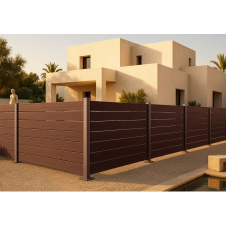 Wpc Περιφραξης Νεας Γενιας 21/120Mm L.Brown 9040 Newplan