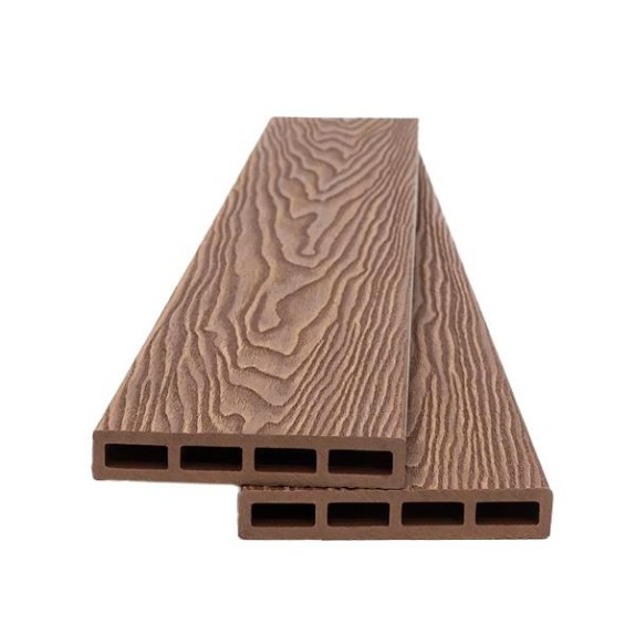 Wpc Περιφραξης Νεας Γενιας 21/120Mm Teak 90155 Newplan