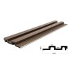 Ps Panel  Με 3D Πηχακια 08 Residence 21/122 Mm Dark Brown Oak Newplan