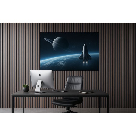 Ps Panel Με 3D Πηχακια 00 Piano 12/122/2900Mm Walnut/Dark Grey Newplan