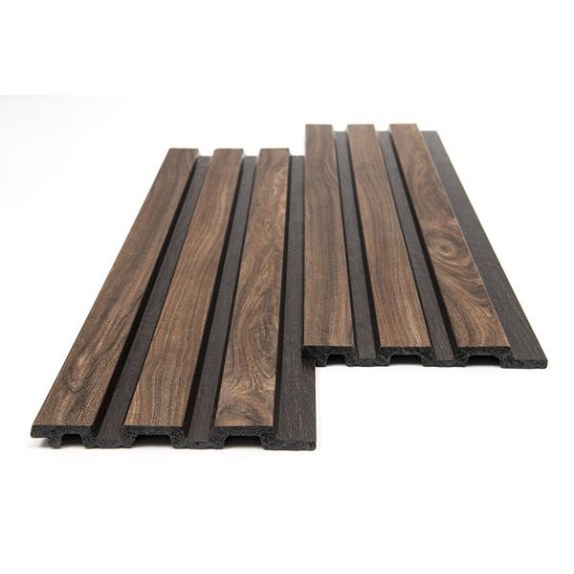 Ps Panel Με 3D Πηχακια 54 Piano 12/122/2900Mm Walnut/Dark...