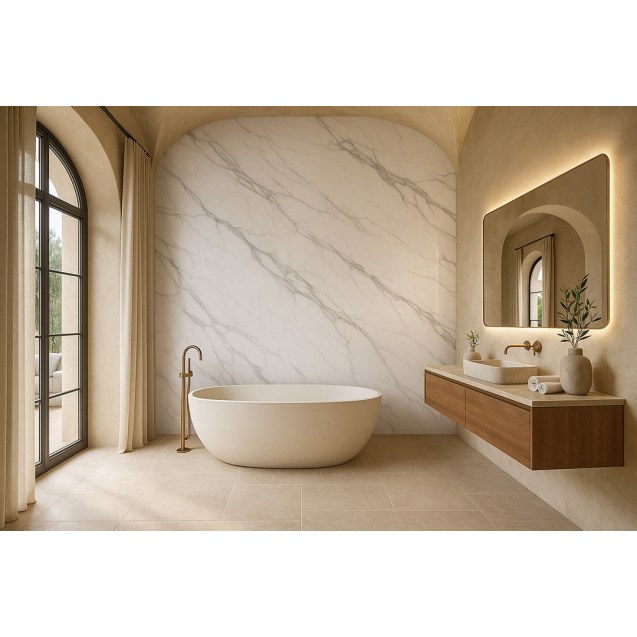 Pvc Mega Panel 2.8/1220/2800Mm Calacatta 103...