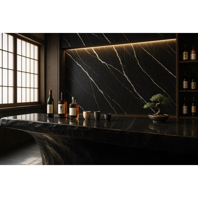 Pvc Mega Panel 2.8/1220/2800Mm Carrara Black...