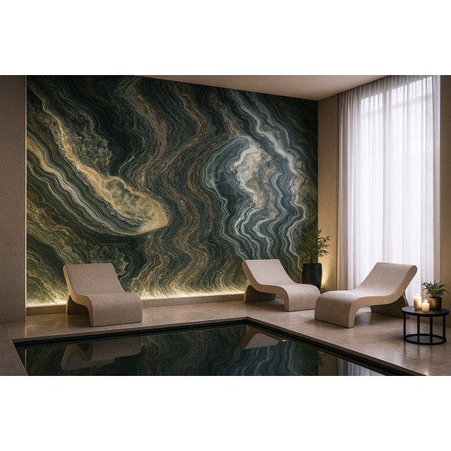 Pvc Mega Panel 2.8/1220/2800Mm Onyx Green 901...