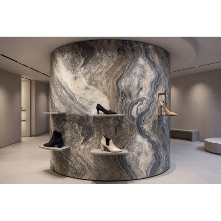 Pvc Mega Panel 2.8/1220/2800Mm Onyx Grey 870 Newplan