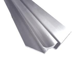 Προφιλ Αλουμινιου Εσωτερικη Γωνια Ν03 12Mm Για Pvc Mega Panel Newplan