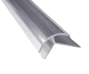 Προφιλ Αλουμινιου Εξωτερικη Γωνια Oval Ν04 16Mm Για Pvc Mega Panel Newplan