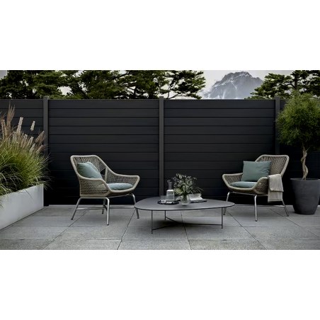 Wpc Περιφραξης Prive 20/120Mm D.Grey 6050 Newplan