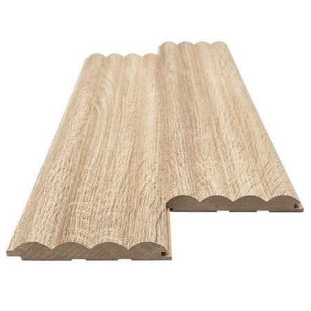 Mdf Panel Me 3D Πηχακια 801050 Wave St 16/119/2750Mm Sonoma Oak Newplan