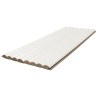 Mdf Panel Με 3D Πηχακια 802040 Wave St 16/119/2750Mm White Newplan