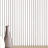 Mdf Panel Με 3D Πηχακια 802040 Wave St 16/119/2750Mm White Newplan