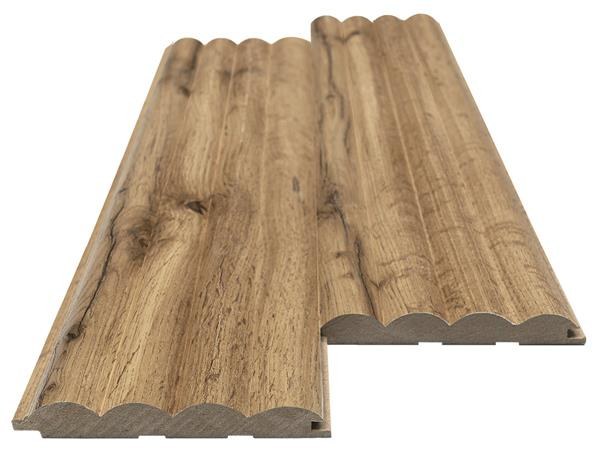 Mdf Panel Με 3D Πηχακια 808090 Wave St 16/119/2750Mm Pecan Newplan