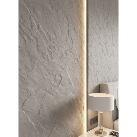 Panel Ευκαμπτης Πετρας 101040 Slate 60/1200Mm Light Grey Newplan