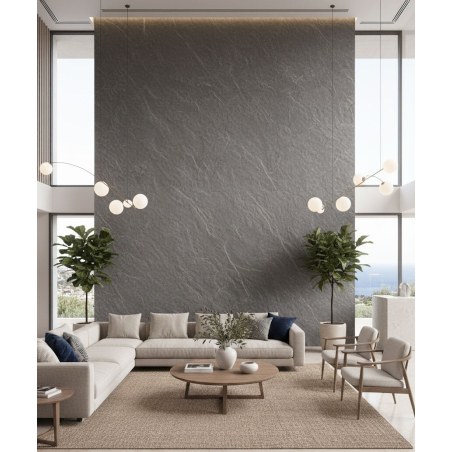 Panel Ευκαμπτης Πετρας 101050 Slate 60/1200Mm Medium Grey Newplan