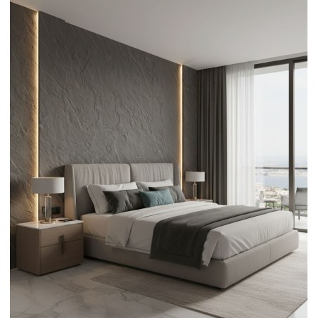 Panel Ευκαμπτης Πετρας 101050 Slate 60/1200Mm Medium Grey Newplan