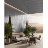 Panel Ευκαμπτης Πετρας 104040 Travertine 60/1200Mm Light Grey Newplan