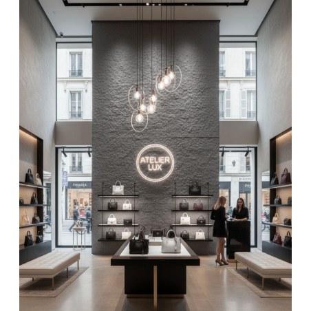 Panel Ευκαμπτης Πετρας 108050 Rough Granite 60/1200Mm Medium Grey Newplan