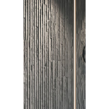 Panel Ευκαμπτης Πετρας 111040 Muretto Stone 60/1200Mm Light Grey Newplan