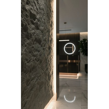 Panel Ευκαμπτης Πετρας 114050 Star Moon Stone 60/1200Mm Medium Grey Newplan