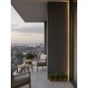 Panel Ευκαμπτης Πετρας 119070  Line Stone Board 60/1200Mm Dark Grey Newplan