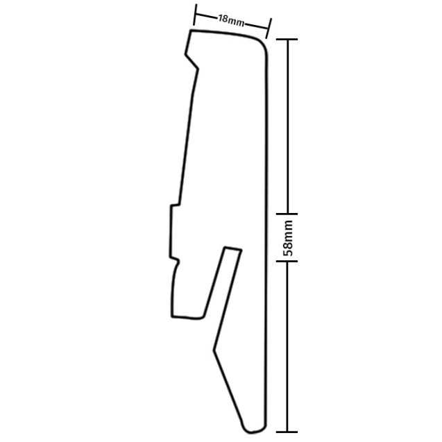 Περβαζι Laminate 3Pk 6268 20Χ60X2380Mm...