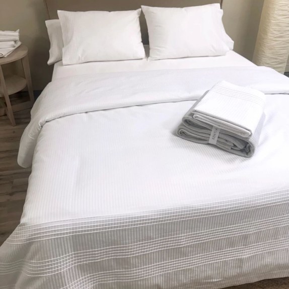 Σετ Παπλωματοθήκη Υπέρδιπλη 3 Τεμαχίων Kentia Orama 220x240