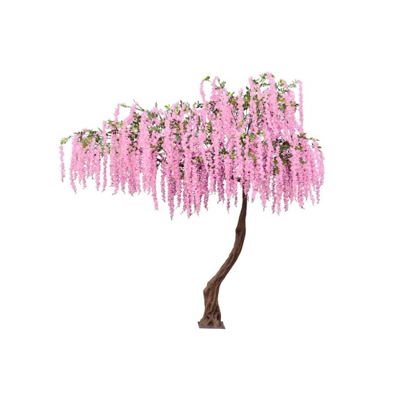 Supergreens Τεχνητό Δέντρο Γλυσίνια Ροζ 340 εκ.