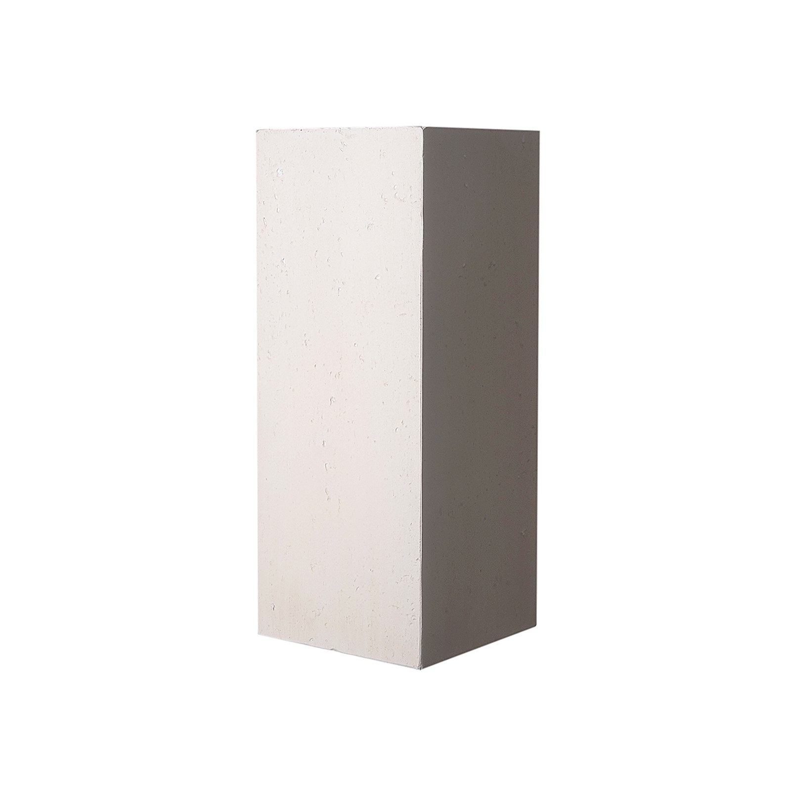 Supergreens Γλάστρα Πήλινη Κάθετη ''Rocky'' Γκρι Ανοιχτό M 27x27x60 εκ.