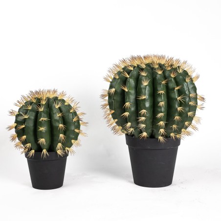 Supergreens Τεχνητό Φυτό Εχινόκακτος Πράσινο 52 εκ.
