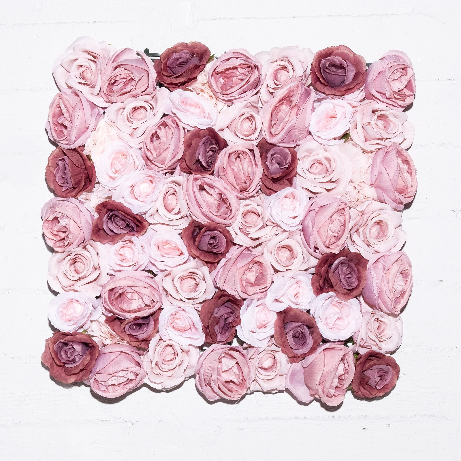 Supergreens Τεχνητή Φυλλωσία Τριαντάφυλλο Ροζ/Σομόν 50x50 εκ.