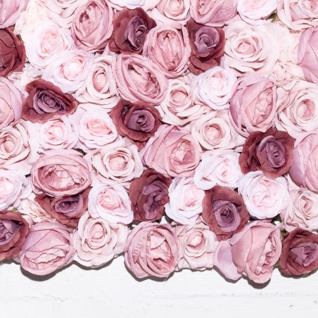Supergreens Τεχνητή Φυλλωσία Τριαντάφυλλο Ροζ/Σομόν 50x50 εκ.