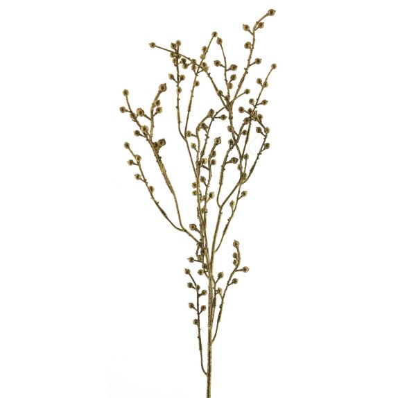 Supergreens Τεχνητό Κλαδί Berry Χρυσό 73 εκ.