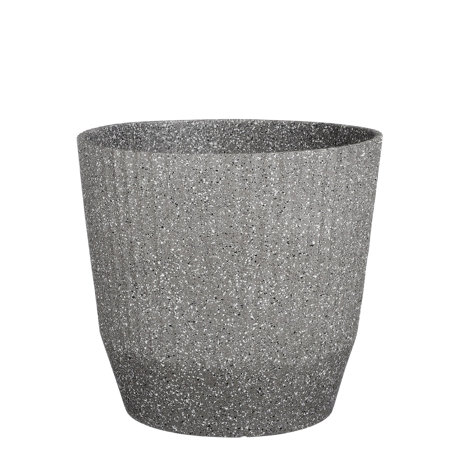 Supergreens Γλάστρα PVC "Terazzo" Γκρι 37x37x33,5 εκ.