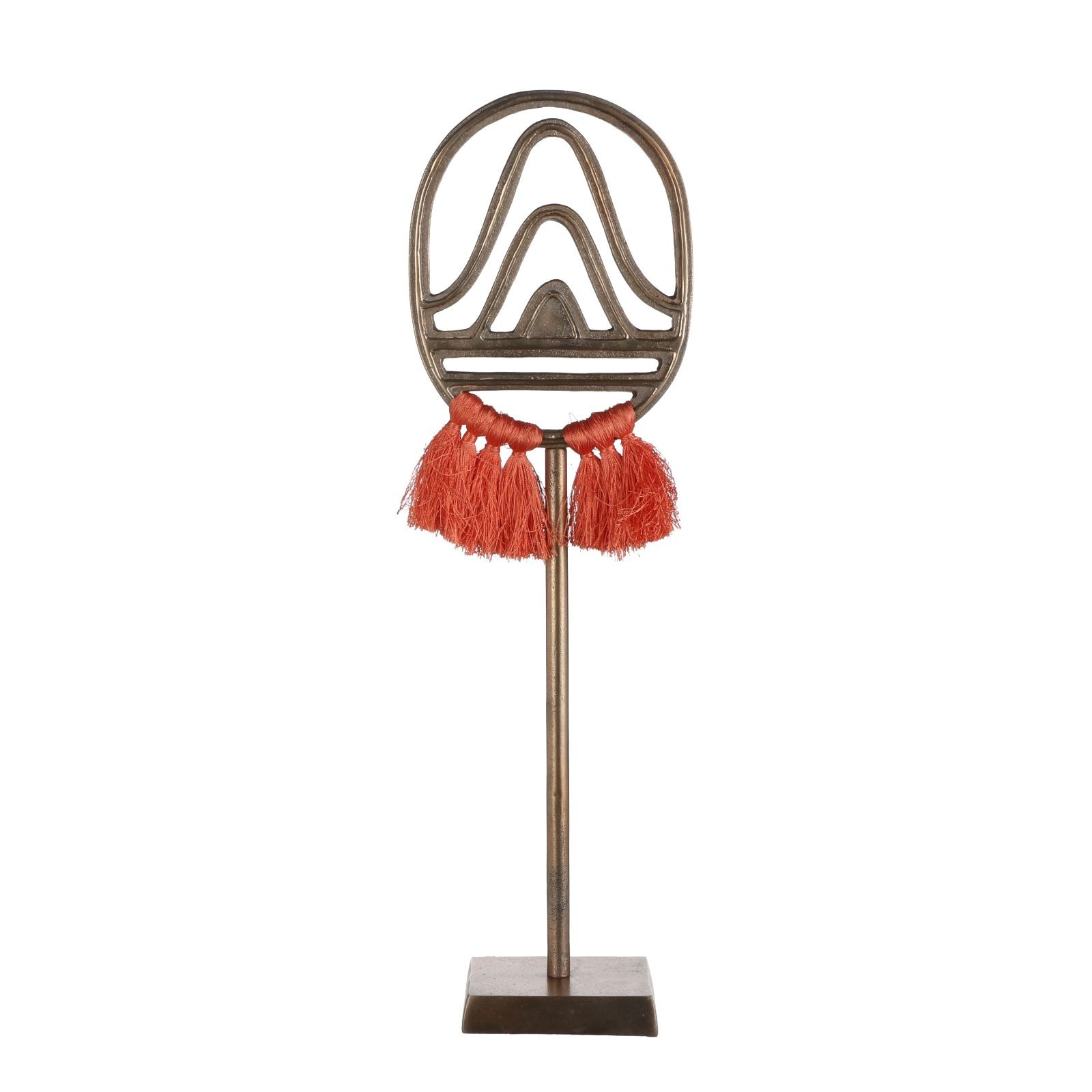 Supergreens Διακοσμητικό Αγαλματίδιο Αλουμινίου Ροζ 50,5 εκ.