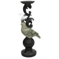 Supergreens Κηροπήγιο Πολυρεζίνη Πουλί Γκρι 42,3 εκ.