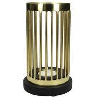 Supergreens Κηροπήγιο Μεταλλικό Χρυσό 16,5 εκ.