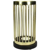 Supergreens Κηροπήγιο Μεταλλικό Χρυσό 18,5 εκ.