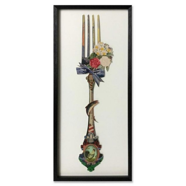 Supergreens Πίνακας Κολάζ “Fork” 40x90 εκ.